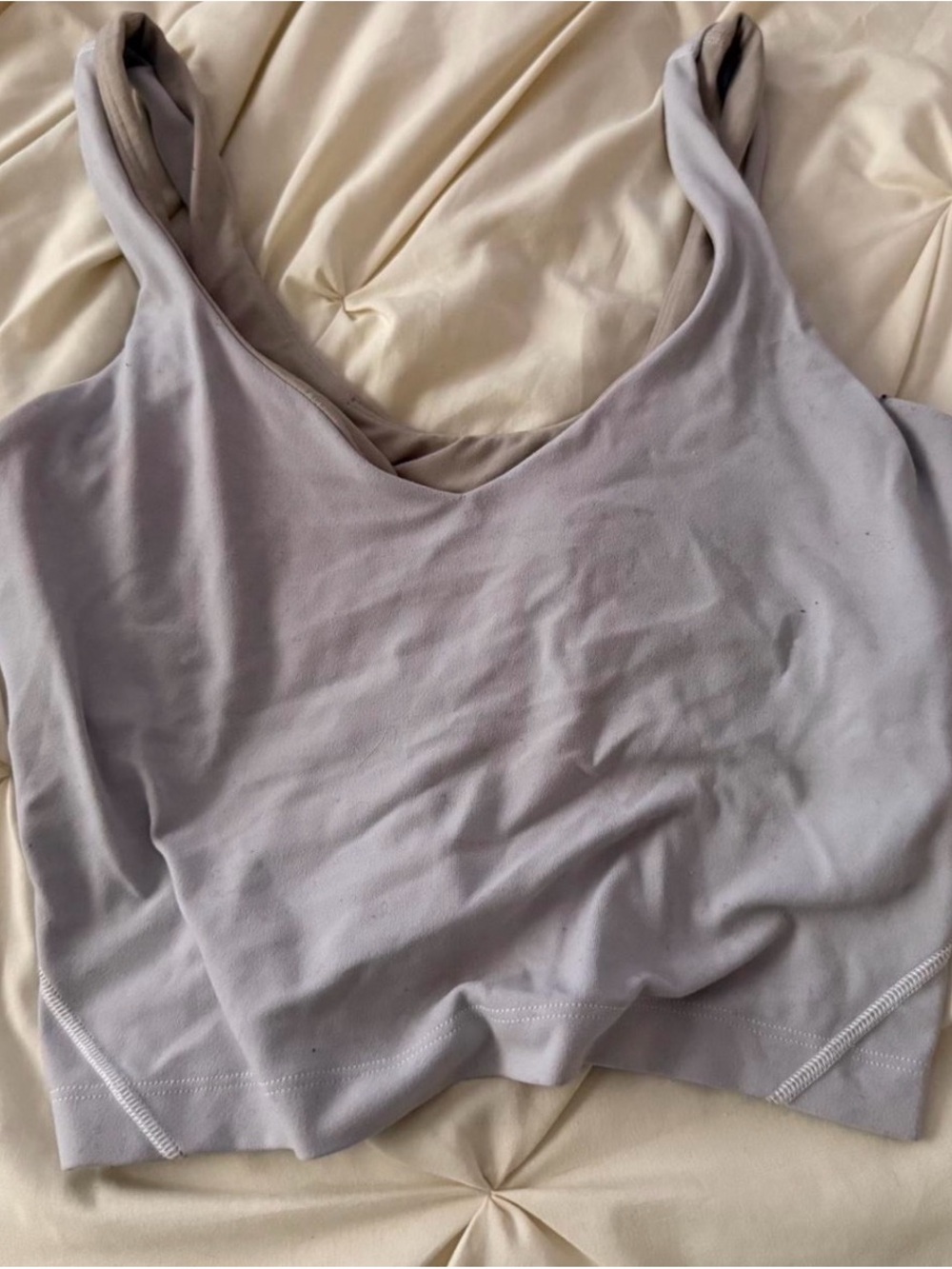 white lululemon align tank
